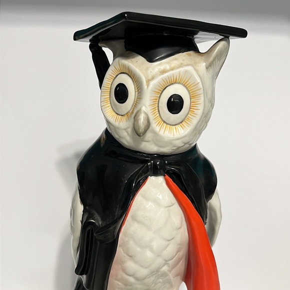 Vintage Mottahedeh Graduation Ceramic Owl from Italy Hand Painted - Picture 8 of 10
